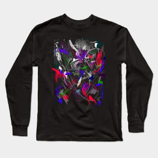 abstract color art Long Sleeve T-Shirt